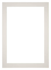 Passe Partout 70x100cm Carton Gris Clair Bord 5cm Droit De Face | Yourdecoration.fr