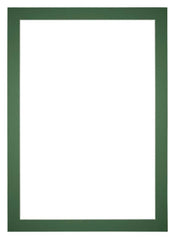 Passe Partout 70x100cm Carton Vert Foret Bord 4cm Droit De Face | Yourdecoration.fr