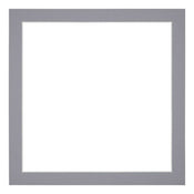 Passe Partout 70x70cm Carton Gris Bord 3cm Droit De Face | Yourdecoration.fr