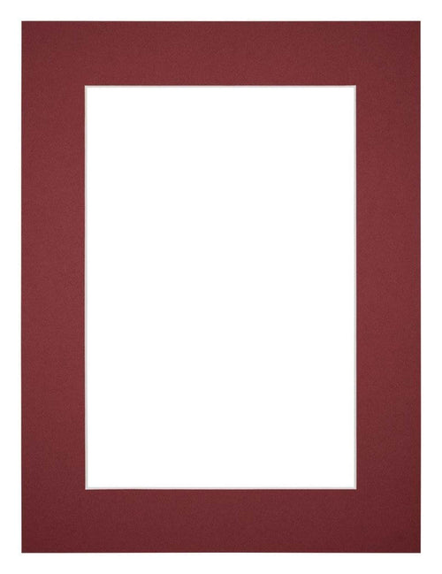 Passe Partout 75x100cm Carton Vin Rouge Bord 5cm Droit De Face | Yourdecoration.fr