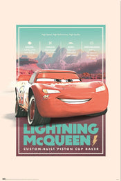 Poster Disney Pixar Cars Vintage 61x91 5cm GPE6041 | Yourdecoration.fr