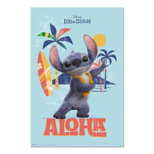 Poster Disney Stitch Live Action Aloha 61x91 5cm Grupo Erik GPE5956 | Yourdecoration.fr