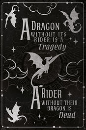 Poster Fourth Wing Quotes 61x91 5cm GBYDCOA049 | Yourdecoration.fr