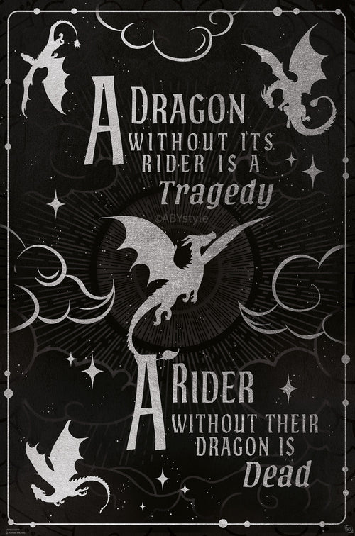 Poster Fourth Wing Quotes 61x91 5cm GBYDCOA049 | Yourdecoration.fr