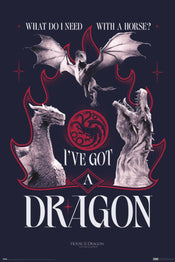 Poster Game Of Thrones House Of The Dragon Season 3 61x91 5cm GPE6057 | Yourdecoration.fr