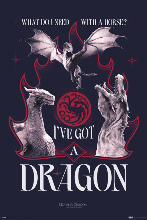 Poster Game Of Thrones House Of The Dragon Season 3 61x91 5cm GPE6057 | Yourdecoration.fr