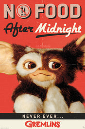 Poster Gremlins No Food After Midnight 61x91 5cm GBYDCOA002 | Yourdecoration.fr