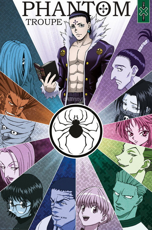 Poster Hunter X Hunter Spider Members 61x91 5cm GBYDCOA028 | Yourdecoration.fr