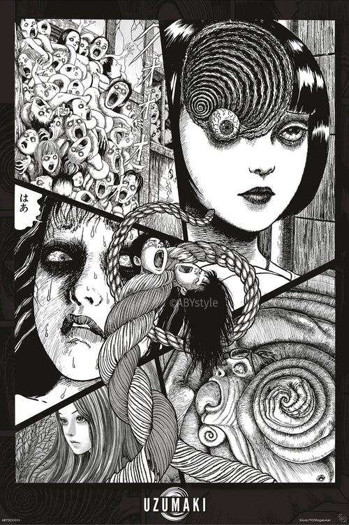 Poster Junji Ito Uzumaki 61x91 5cm GBYDCOA033 | Yourdecoration.fr