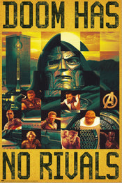 Poster Marvel Avengers Doomsday Doom Has No Rivals 61x91 5cm GPE6086 | Yourdecoration.fr