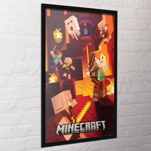 Poster Minecraft Cinematic Piglins 61x91 5cm PP2512255 Sfeer | Yourdecoration.fr