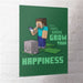 Poster Minecraft Grow Your Happinenss 40x50cm MPP2402265 2 | Yourdecoration.fr