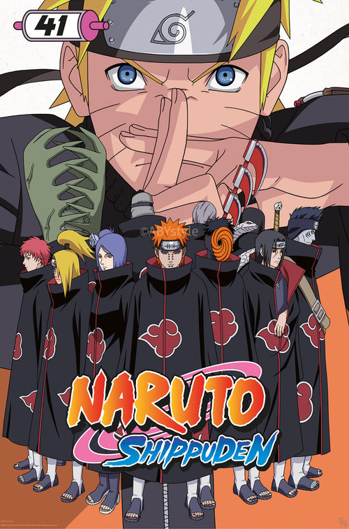 Poster Naruto Shippuden Manga Cover 61x91 5cm GBYDCOA029 | Yourdecoration.fr