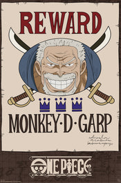 Poster One Piece Wanted Garp Cross Guild 61x91 5cm GBYDCOA008 | Yourdecoration.fr