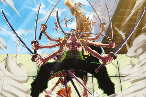 Poster One Piece Zoro Vs Kaku 91 5x61cm GBYDCOA035 | Yourdecoration.fr