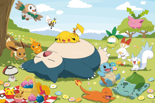 Poster Pokemon Picnic Day 61x91 5cm GBYDCOA016 | Yourdecoration.fr