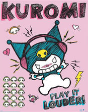 Poster Sanrio Kurom Louder 40x50cm MPP2501443 | Yourdecoration.fr