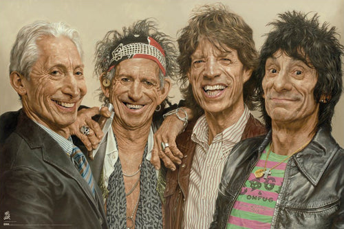 Poster Sebastian Kruger The Rolling Stones 91 5x61cm GPE6067 | Yourdecoration.fr