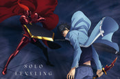 Poster Solo Leveling Jinwoo Vs Igris 91 5x61cm GBYDCOA011 | Yourdecoration.fr