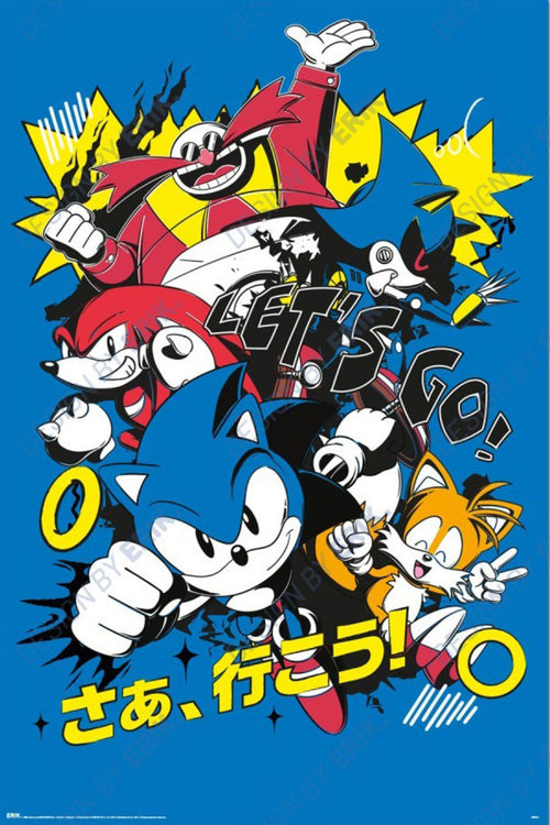 Poster Sonic Manga 61x91 5cm GPE6116 | Yourdecoration.fr