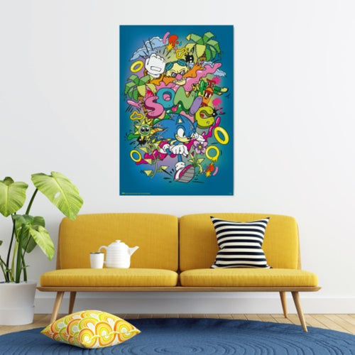 Poster Sonic Pop 61x91 5cm GPE5970 2 | Yourdecoration.fr