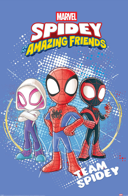 Poster Spidey And His Amazing Friends Team Up 61x91 5cm PP2513295 | Yourdecoration.fr