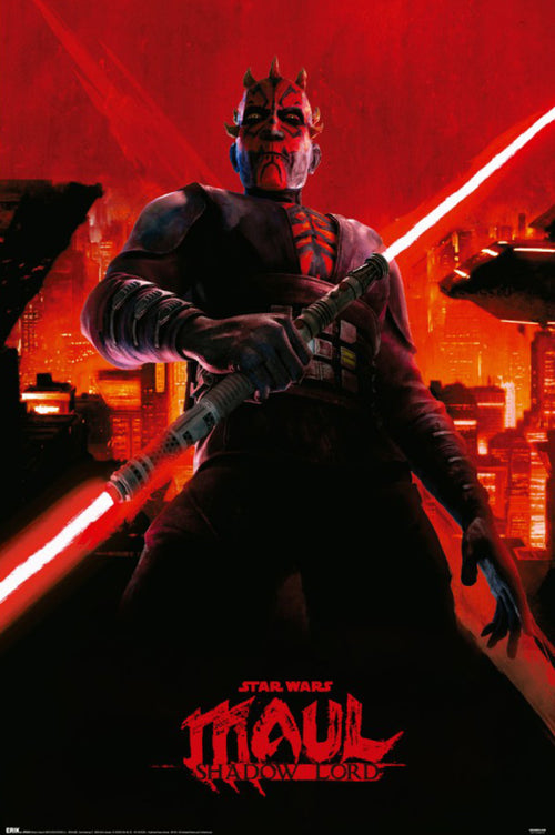Poster Star Wars Darth Maul Shadow Lord 61x91 5cm GPE6042 | Yourdecoration.fr