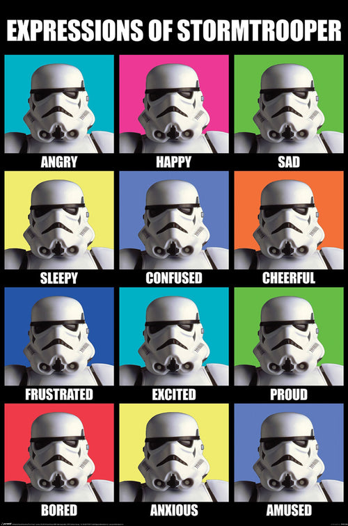 Poster Star Wars Expression Of Stormtrooper 61x91 5cm PP2513189 | Yourdecoration.fr