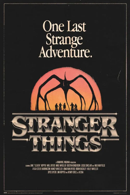 Poster Stranger Things S5 One Last Adventure 61x91 5cm GPE5959 | Yourdecoration.fr