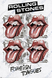 Poster The Rolling Stones Foreign Tongues 61x91 5cm GPE6100 | Yourdecoration.fr