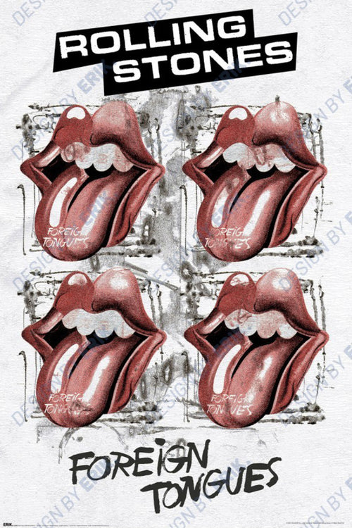 Poster The Rolling Stones Foreign Tongues 61x91 5cm GPE6100 | Yourdecoration.fr
