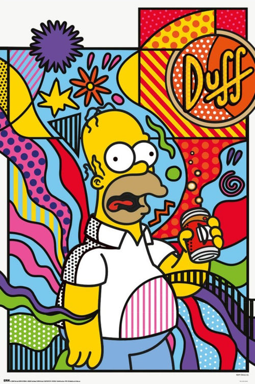 Poster The Simpsons Donut Worry 61x91 5cm GPE6043 | Yourdecoration.fr