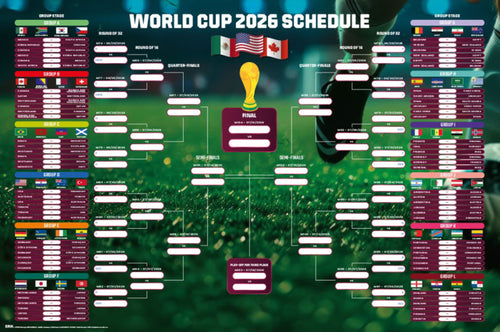 Poster World Cup 2026 91 5x61cm GPE6068 | Yourdecoration.fr