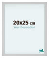 Virginia Aluminium Cadre Photo 20x25cm Blanc De Face Mesure | Yourdecoration.fr