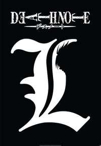 Death Note L Symbol Affiche 61X91 5cm | Yourdecoration.fr