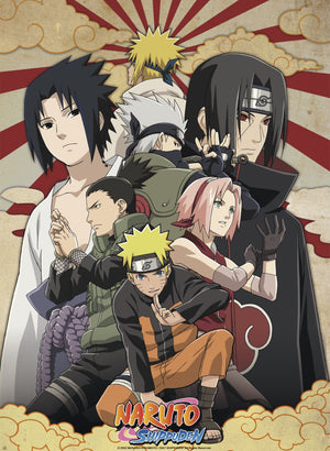 Naruto Shippuden Shippuden Group Nr 2 Affiche 38X52cm | Yourdecoration.fr