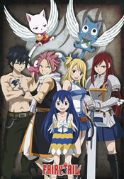 Fairy Tail Group Affiche 61X91 5cm | Yourdecoration.fr