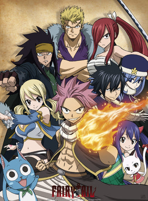 Fairy Tail Guild Affiche 38X52cm | Yourdecoration.fr