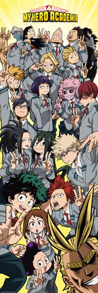 Abystyle My Hero Academia Door Affiche Classroom Affiche 53X158cm | Yourdecoration.fr