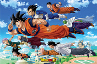 Dragon Ball Super Gokus Group Affiche 91 5X61cm | Yourdecoration.fr