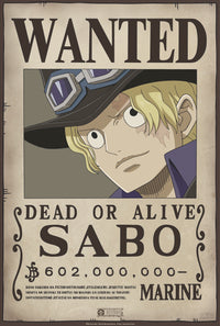 One Piece Wanted Sabo Affiche 35X52cm | Yourdecoration.fr