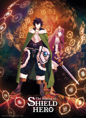 The Shield Hero Naofumi And Raphtalia Affiche 38X52cm | Yourdecoration.fr