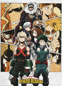 My Hero Academia Group Affiche 38X52cm | Yourdecoration.fr