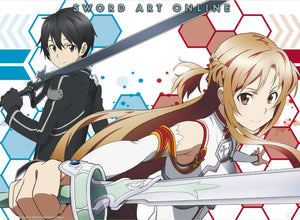 Sword Art Online Asuna And Kirito 2 Affiche 52X38cm | Yourdecoration.fr