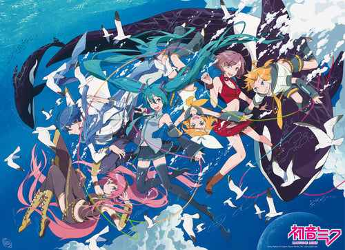 Abystyle Abydco715 Hatsune Miku And Amis Ocean Affiche Poster 52x38cm | Yourdecoration.fr