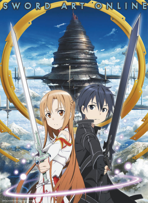 Sword Art Online Asuna And Kirito Aincrad Affiche 38X52cm | Yourdecoration.fr