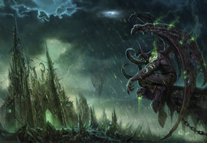 World Of Warcraft Illidan Stormrage Affiche 91 5X61cm | Yourdecoration.fr
