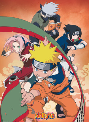 Naruto Team 7 Affiche 38X52cm | Yourdecoration.fr