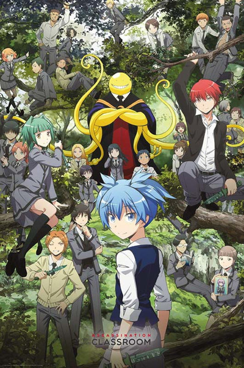 ABYstyle Assassination Classroom Forest Group Affiche Art 61x91,5cm | Yourdecoration.fr
