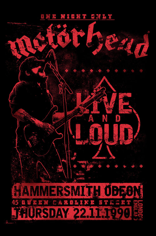 Abystyle Gbydco170 Motorhead Loud And Live Affiche Poster 61x91,5cm | Yourdecoration.fr
